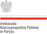 the logo of the Embassy of the Republic of Poland in Paris